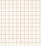 MINIMA - Papier peint enfant - Quadrillage caramel